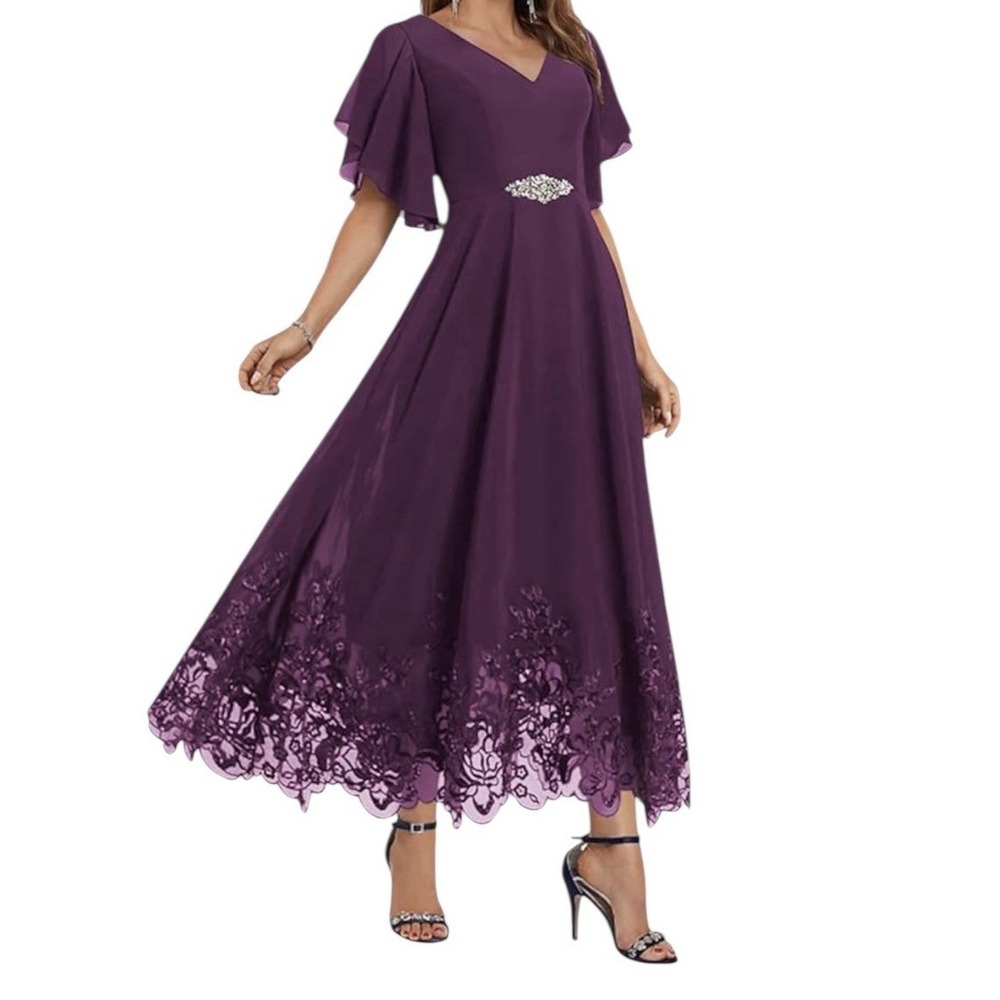 Boutique Maxi Dress Women's Size 12 Formal Party‎ Wedding Gown Evening New